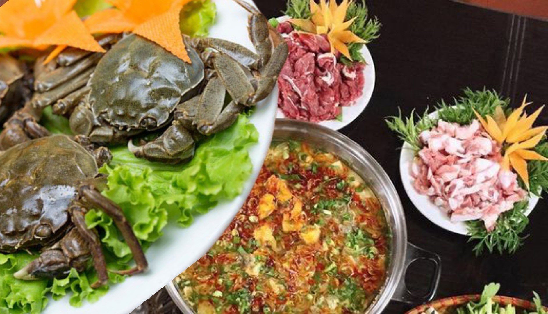 Lạ miệng với Lẩu Cua Sông Cà Ra (Thái Bình - Ngay tại Hương Quê ) đã vào mùa